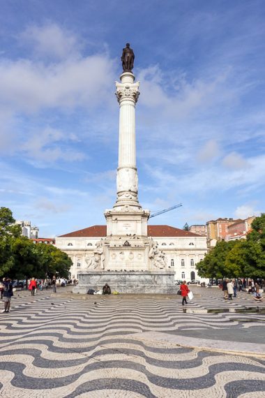 The Praça do Rossio - Lisbon For 91 Days