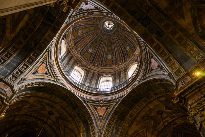 Inside Basilica and Jardim da Estrela in Lisbon